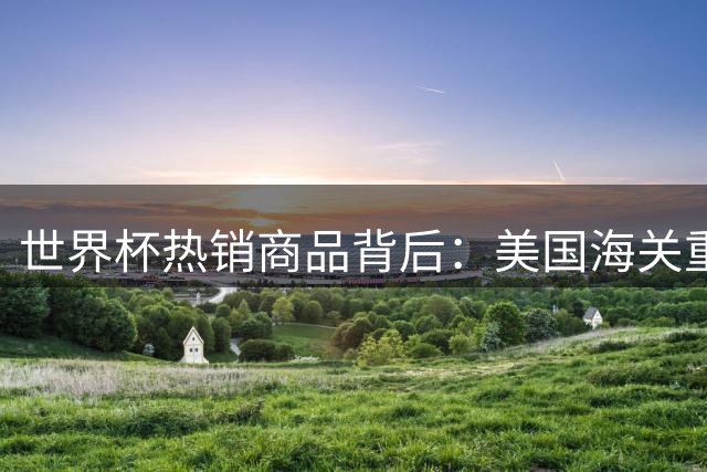 世界杯热销商品背后：美国海关重拳打击假冒球衣产业链